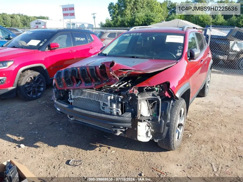 1C4PJMBS9HD225636 2017 Jeep Cherokee Trailhawk