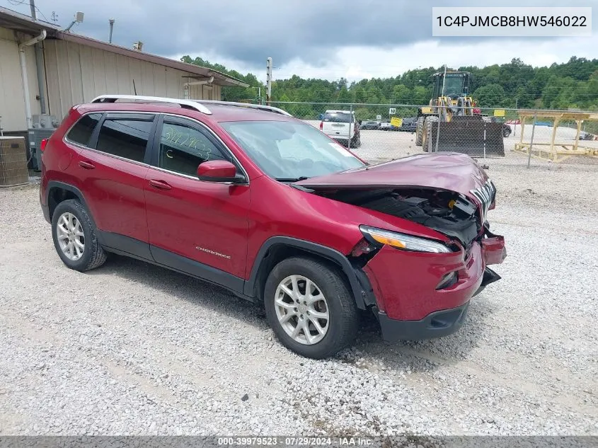 2017 Jeep Cherokee Latitude 4X4 VIN: 1C4PJMCB8HW546022 Lot: 39979523