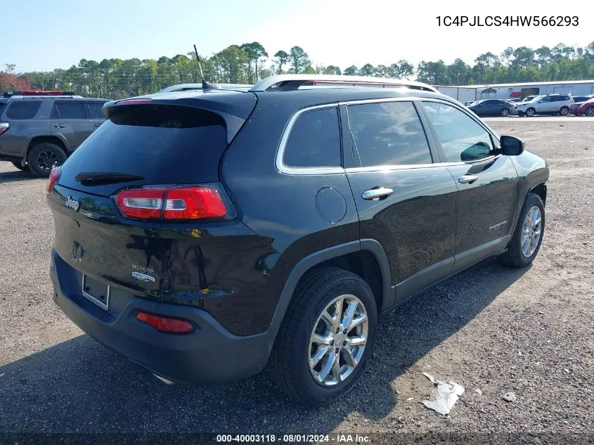 2017 Jeep Cherokee Latitude Fwd VIN: 1C4PJLCS4HW566293 Lot: 40003118