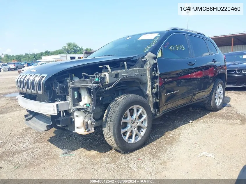 2017 Jeep Cherokee Latitude 4X4 VIN: 1C4PJMCB8HD220460 Lot: 40012542