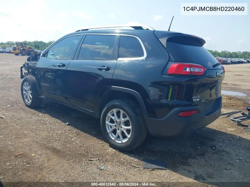 2017 Jeep Cherokee Latitude 4X4 VIN: 1C4PJMCB8HD220460 Lot: 40012542