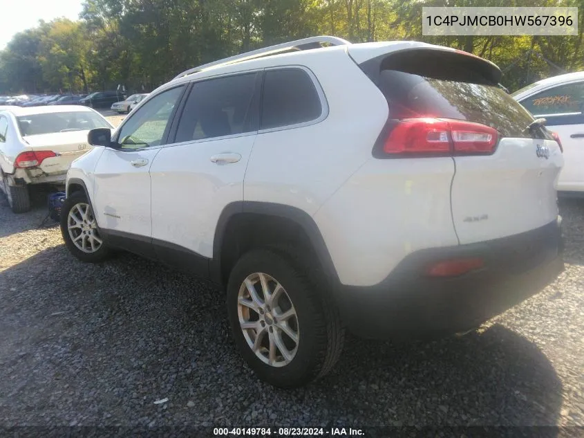 1C4PJMCB0HW567396 2017 Jeep Cherokee Latitude 4X4