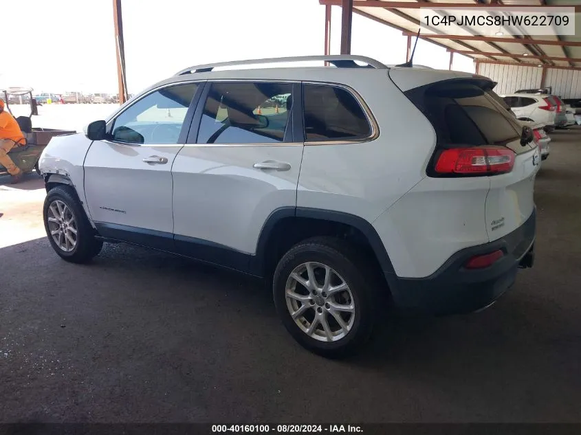 1C4PJMCS8HW622709 2017 Jeep Cherokee Latitude 4X4