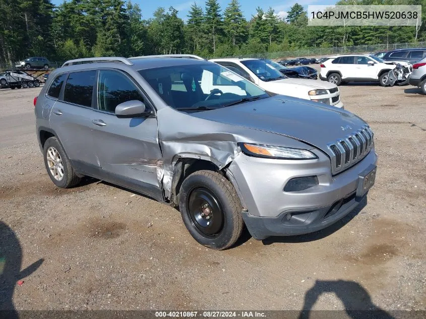 2017 Jeep Cherokee Latitude 4X4 VIN: 1C4PJMCB5HW520638 Lot: 40210867