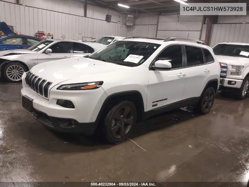 2017 Jeep Cherokee 75Th Anniversary Edition Fwd VIN: 1C4PJLCS1HW573928 Lot: 40232904