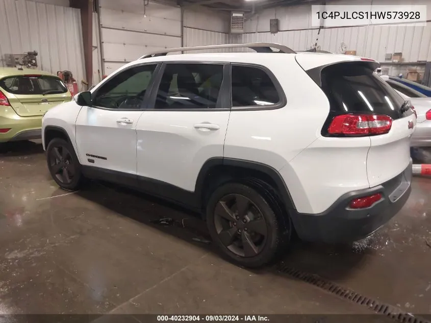 2017 Jeep Cherokee 75Th Anniversary Edition Fwd VIN: 1C4PJLCS1HW573928 Lot: 40232904