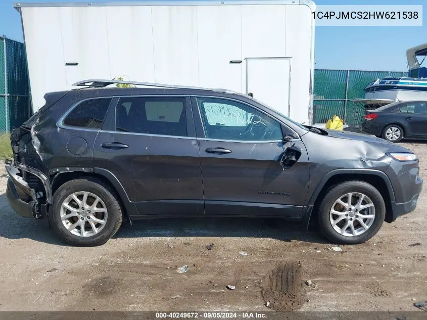 1C4PJMCS2HW621538 2017 Jeep Cherokee Latitude 4X4