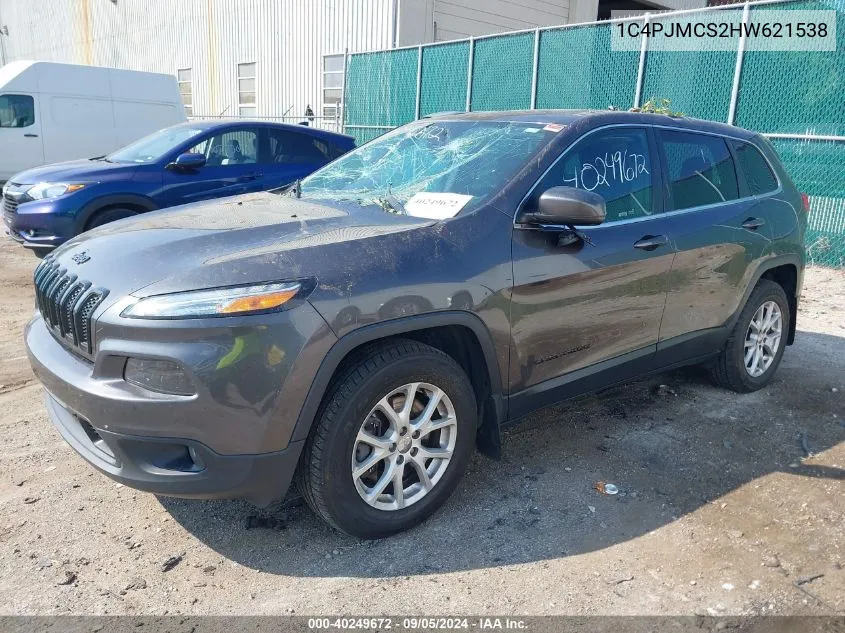 1C4PJMCS2HW621538 2017 Jeep Cherokee Latitude 4X4