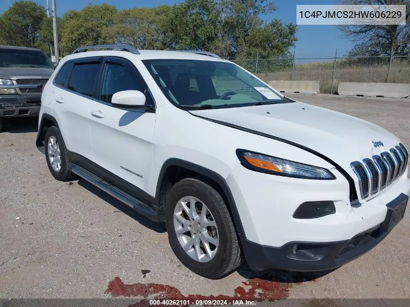 1C4PJMCS2HW606229 2017 Jeep Cherokee Latitude 4X4