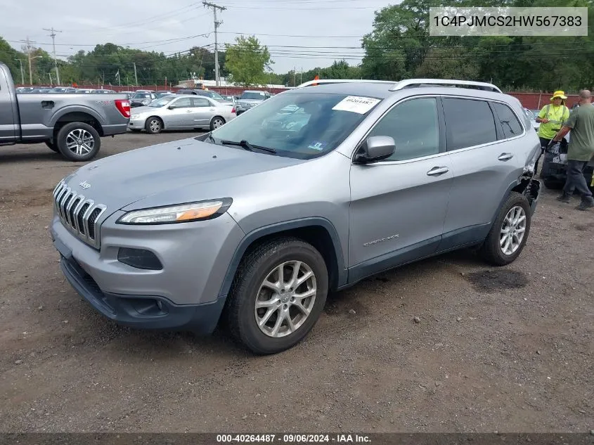 1C4PJMCS2HW567383 2017 Jeep Cherokee Latitude 4X4