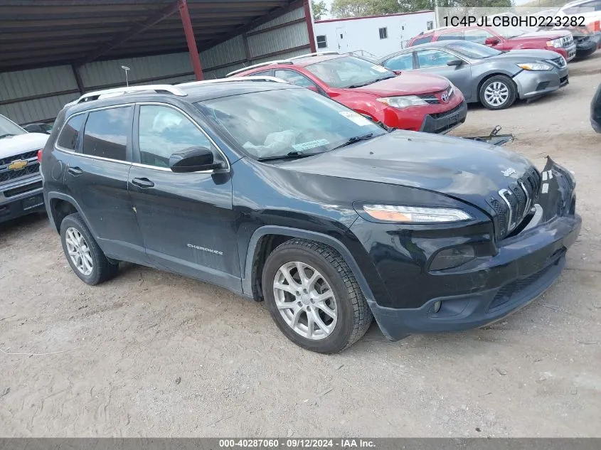 1C4PJLCB0HD223282 2017 Jeep Cherokee Latitude Fwd