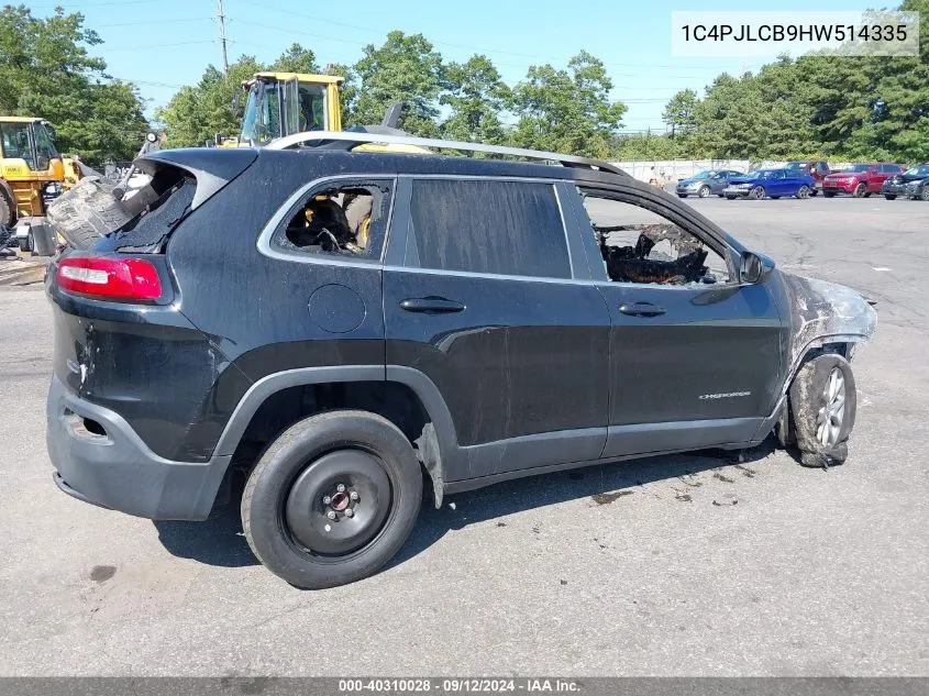 1C4PJLCB9HW514335 2017 Jeep Cherokee Latitude Fwd