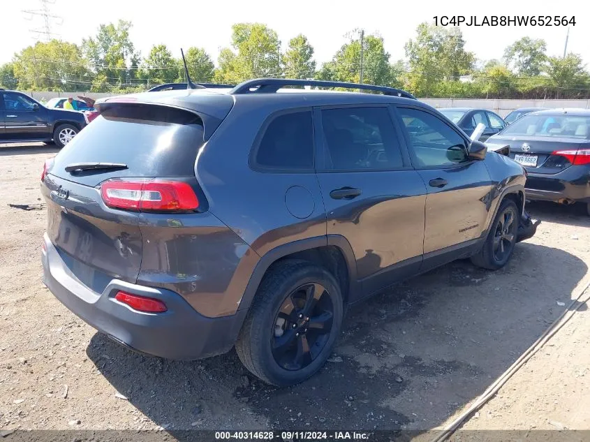 1C4PJLAB8HW652564 2017 Jeep Cherokee Altitude Fwd