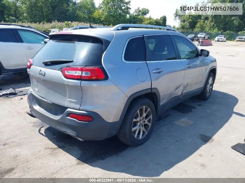 1C4PJLCS1HW507606 2017 Jeep Cherokee Latitude Fwd