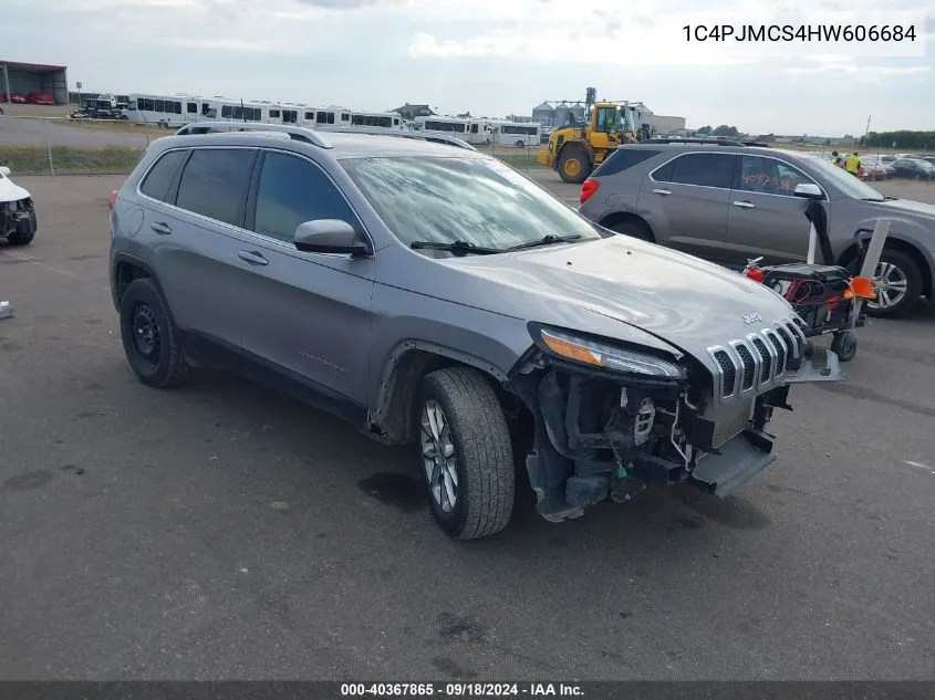 2017 Jeep Cherokee Latitude 4X4 VIN: 1C4PJMCS4HW606684 Lot: 40367865