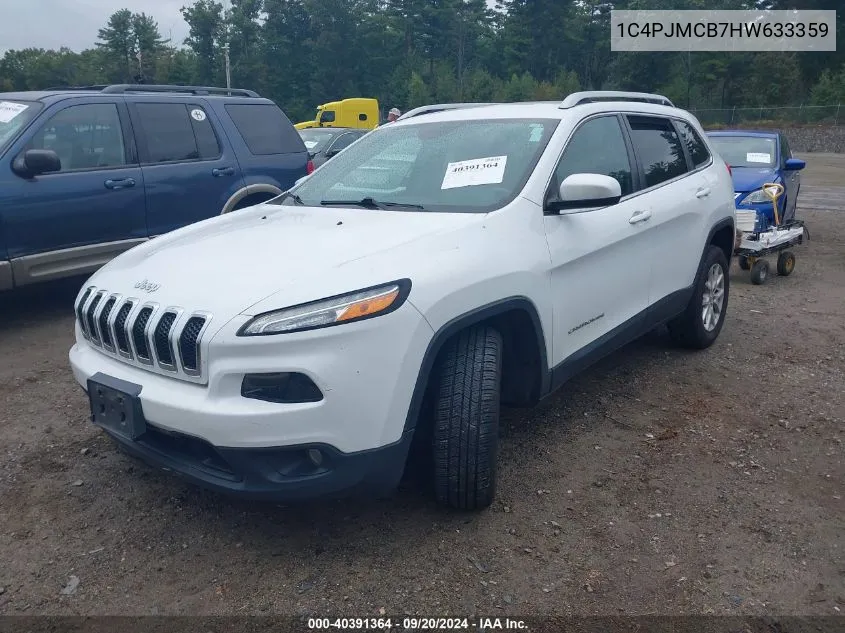 2017 Jeep Cherokee Latitude 4X4 VIN: 1C4PJMCB7HW633359 Lot: 40391364