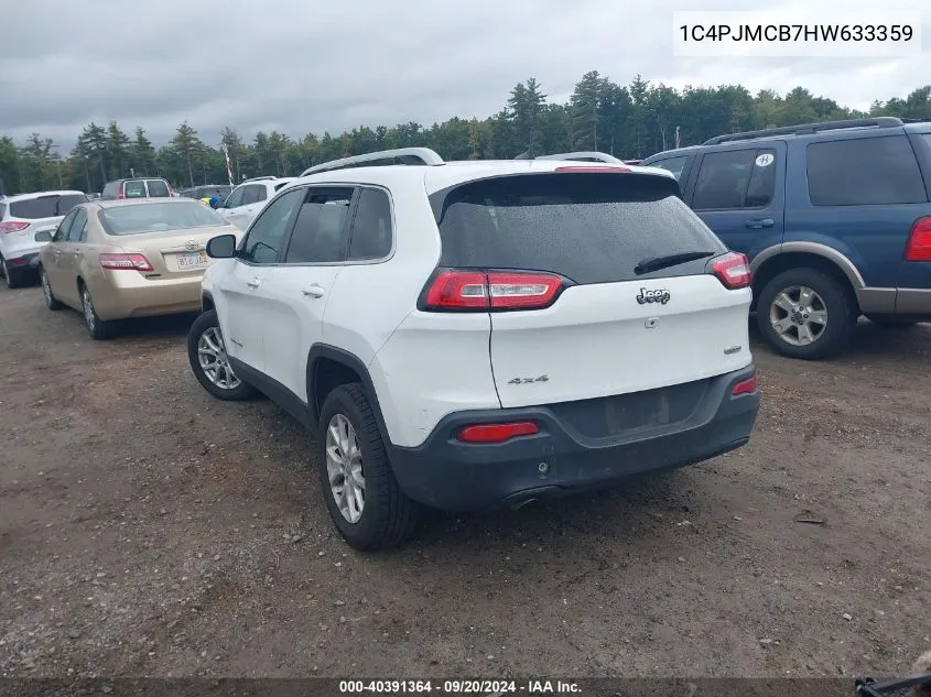 2017 Jeep Cherokee Latitude 4X4 VIN: 1C4PJMCB7HW633359 Lot: 40391364