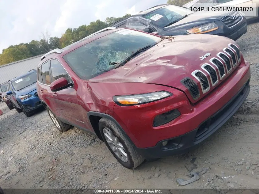 1C4PJLCB6HW603070 2017 Jeep Cherokee Latitude