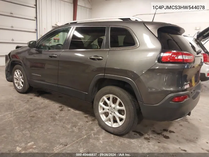 1C4PJMCS3HW544078 2017 Jeep Cherokee Latitude 4X4