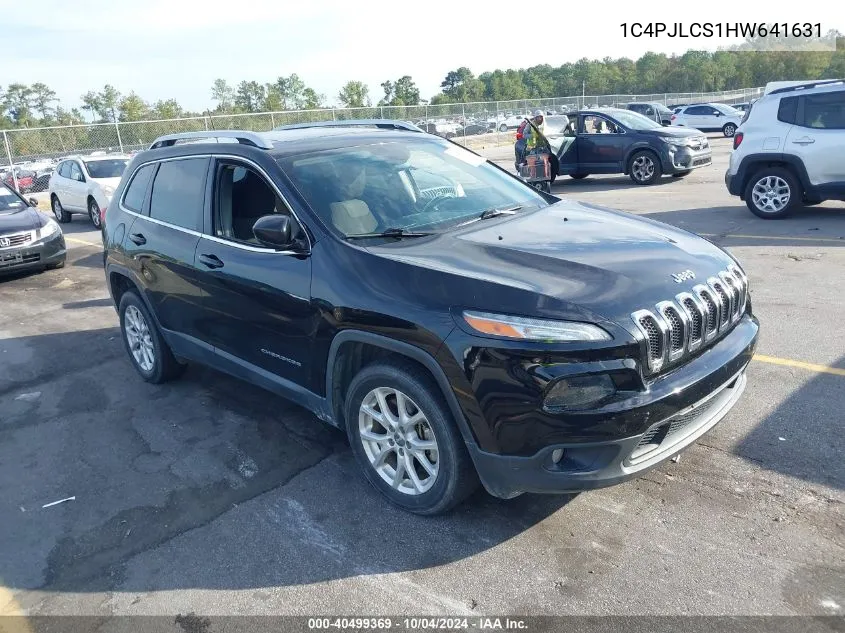 1C4PJLCS1HW641631 2017 Jeep Cherokee Latitude Fwd