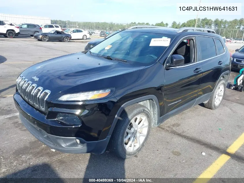 1C4PJLCS1HW641631 2017 Jeep Cherokee Latitude Fwd