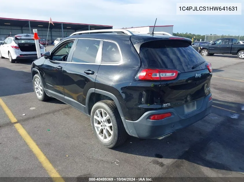 1C4PJLCS1HW641631 2017 Jeep Cherokee Latitude Fwd