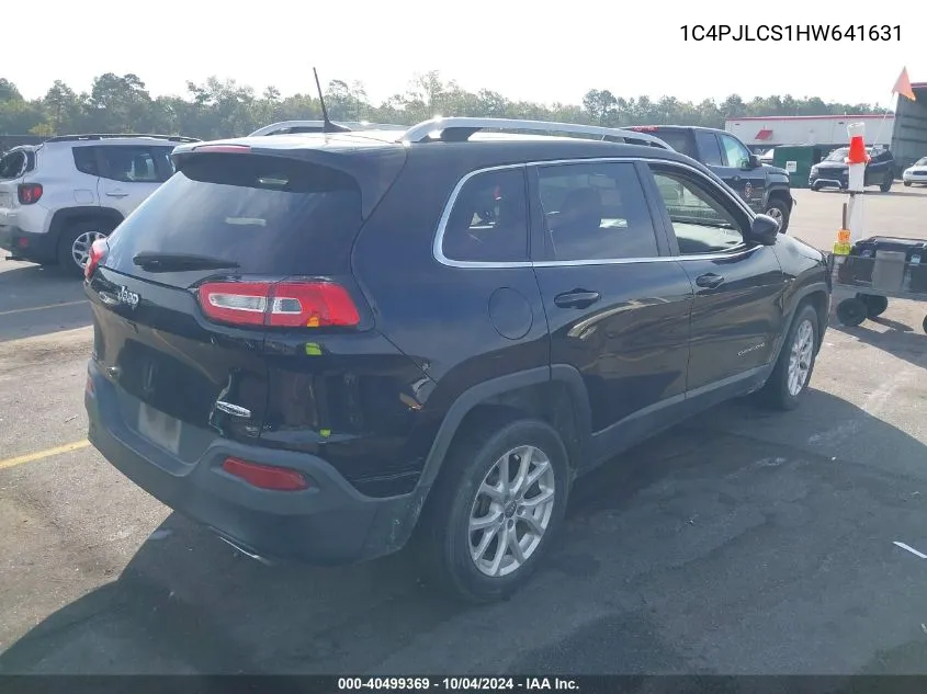 1C4PJLCS1HW641631 2017 Jeep Cherokee Latitude Fwd