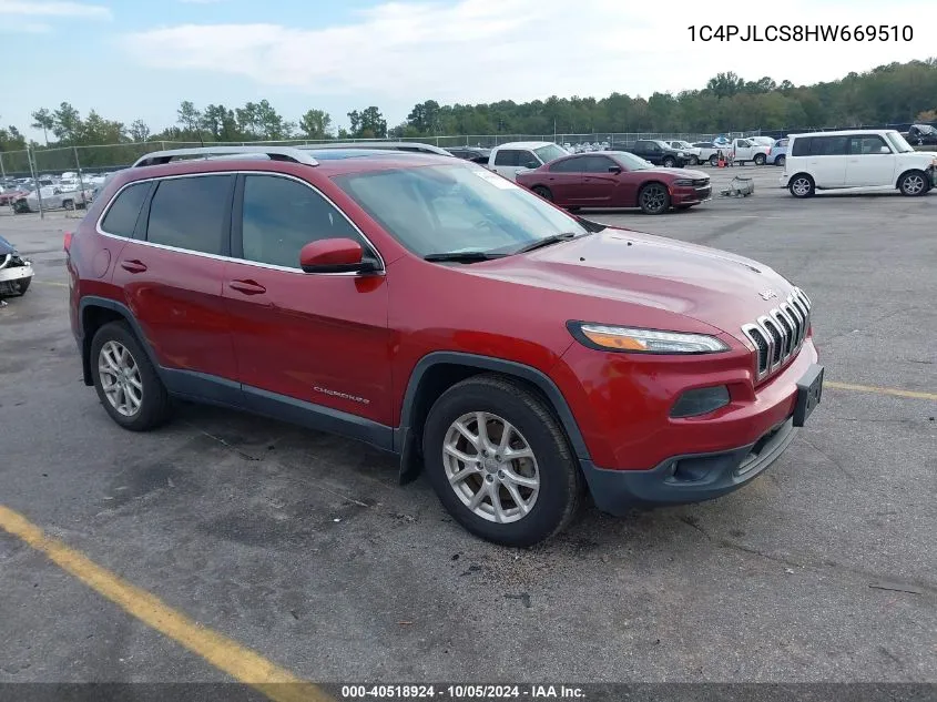 2017 Jeep Cherokee Latitude Fwd VIN: 1C4PJLCS8HW669510 Lot: 40518924