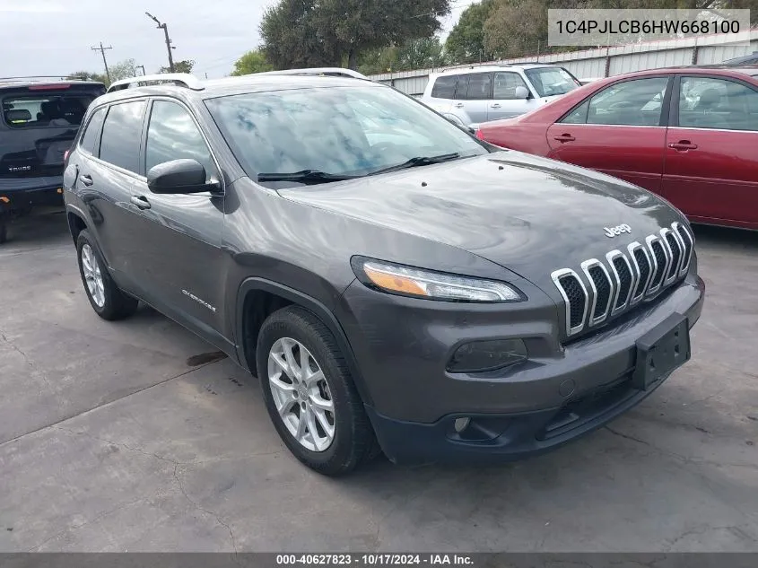 2017 Jeep Cherokee Latitude Fwd VIN: 1C4PJLCB6HW668100 Lot: 40627823