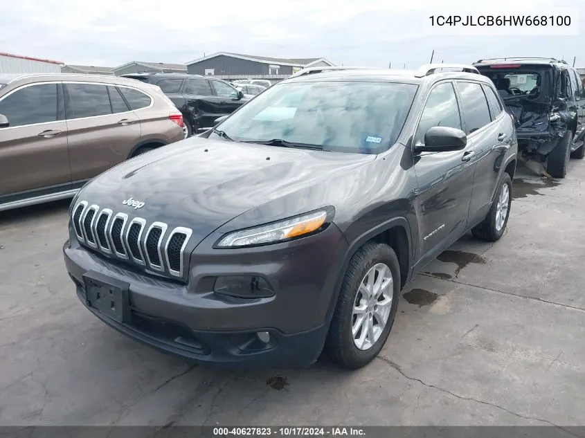 2017 Jeep Cherokee Latitude Fwd VIN: 1C4PJLCB6HW668100 Lot: 40627823