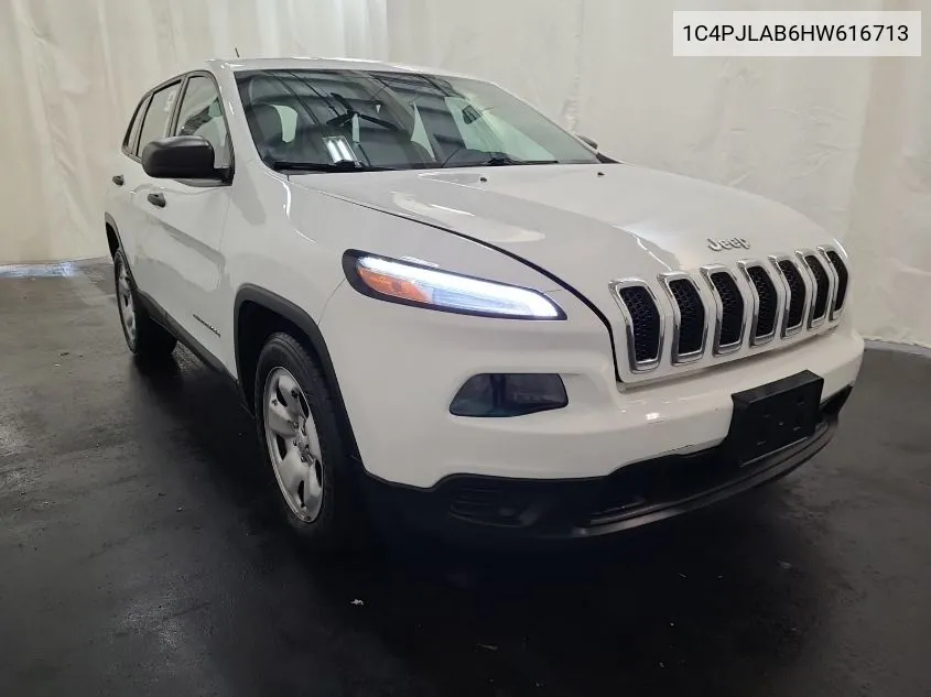 2017 Jeep Cherokee Sport Fwd VIN: 1C4PJLAB6HW616713 Lot: 40776323