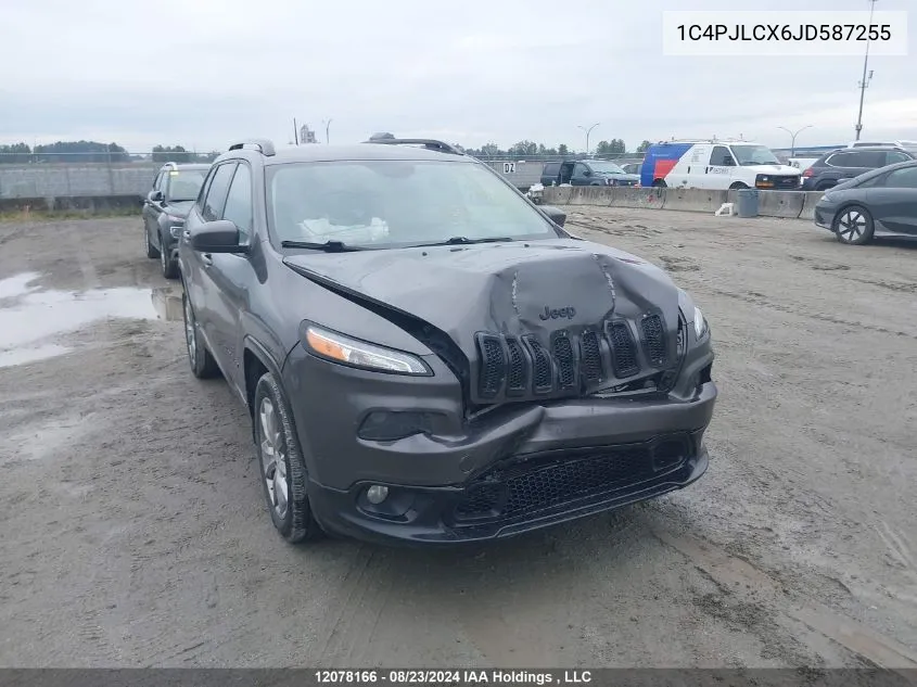 1C4PJLCX6JD587255 2018 Jeep Cherokee Latitude