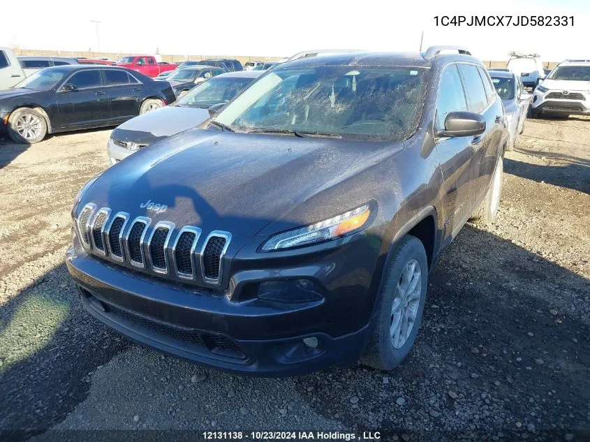 2018 Jeep Cherokee North VIN: 1C4PJMCX7JD582331 Lot: 12131138