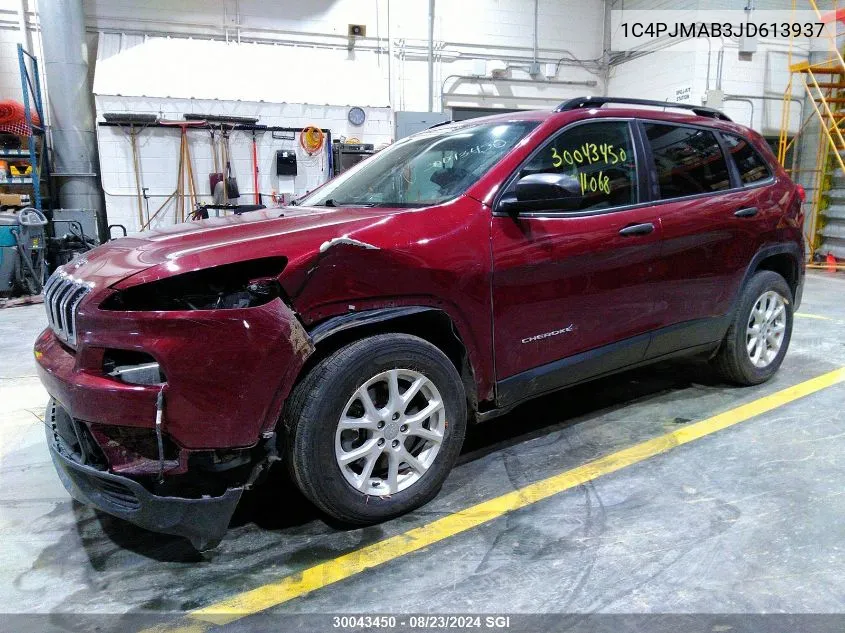 1C4PJMAB3JD613937 2018 Jeep Cherokee Sport