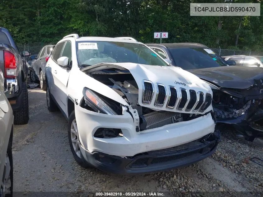 1C4PJLCB8JD590470 2018 Jeep Cherokee Latitude Fwd