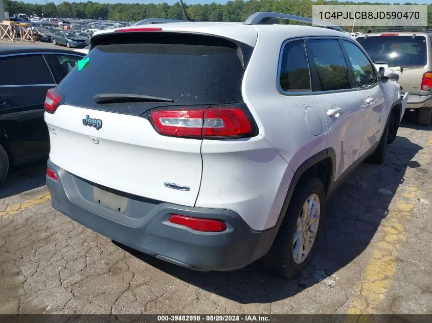 1C4PJLCB8JD590470 2018 Jeep Cherokee Latitude Fwd