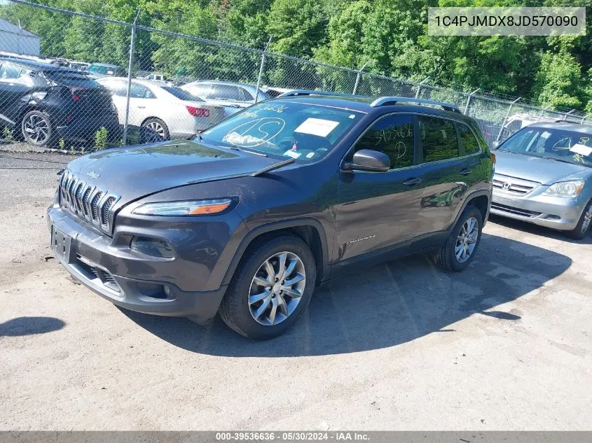 2018 Jeep Cherokee Limited 4X4 VIN: 1C4PJMDX8JD570090 Lot: 39536636