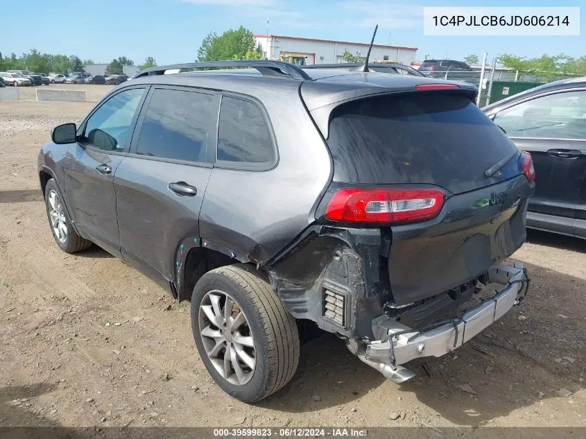 2018 Jeep Cherokee Latitude Tech Connect Fwd VIN: 1C4PJLCB6JD606214 Lot: 39599823