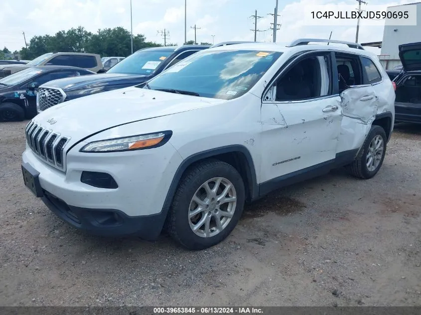 2018 Jeep Cherokee Latitude Plus Fwd VIN: 1C4PJLLBXJD590695 Lot: 39653845