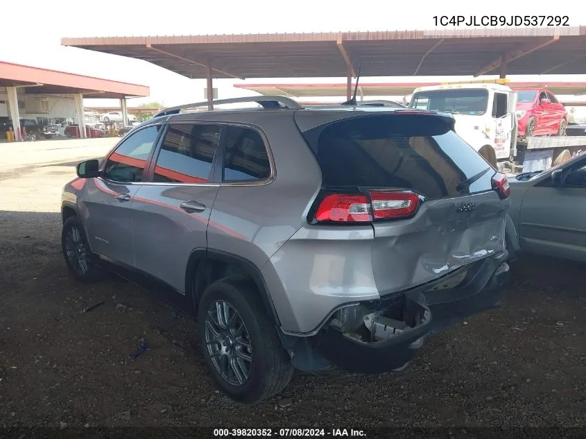 1C4PJLCB9JD537292 2018 Jeep Cherokee Latitude Fwd