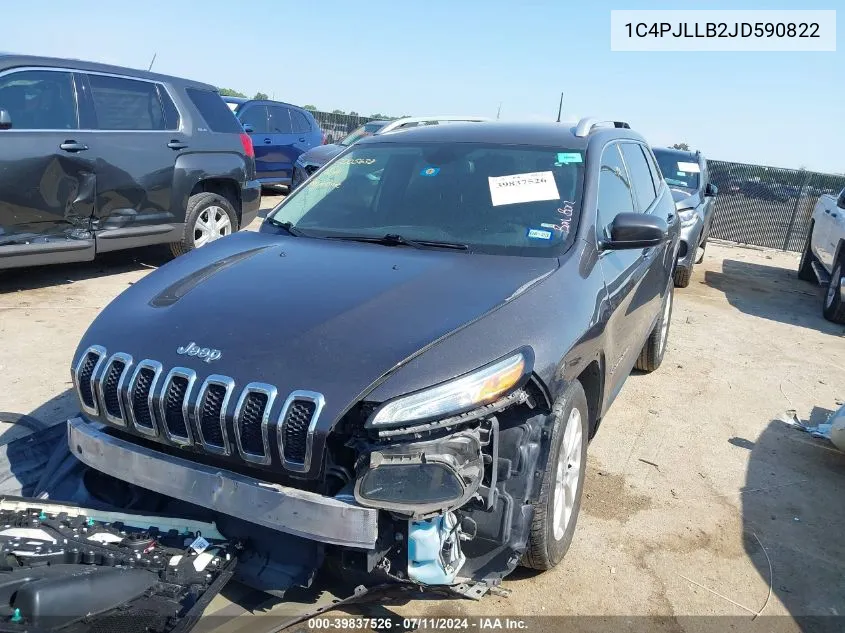 2018 Jeep Cherokee Latitude Plus Fwd VIN: 1C4PJLLB2JD590822 Lot: 39837526