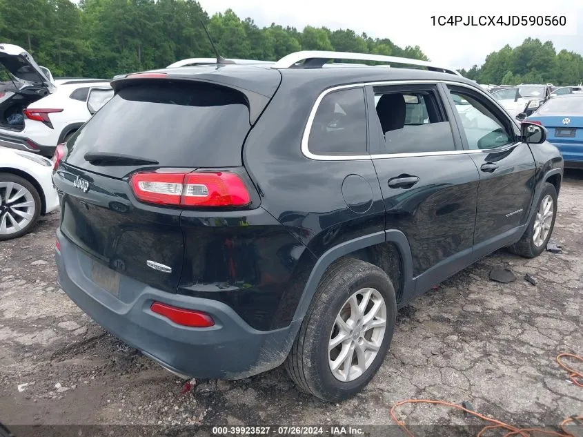 1C4PJLCX4JD590560 2018 Jeep Cherokee Latitude Fwd