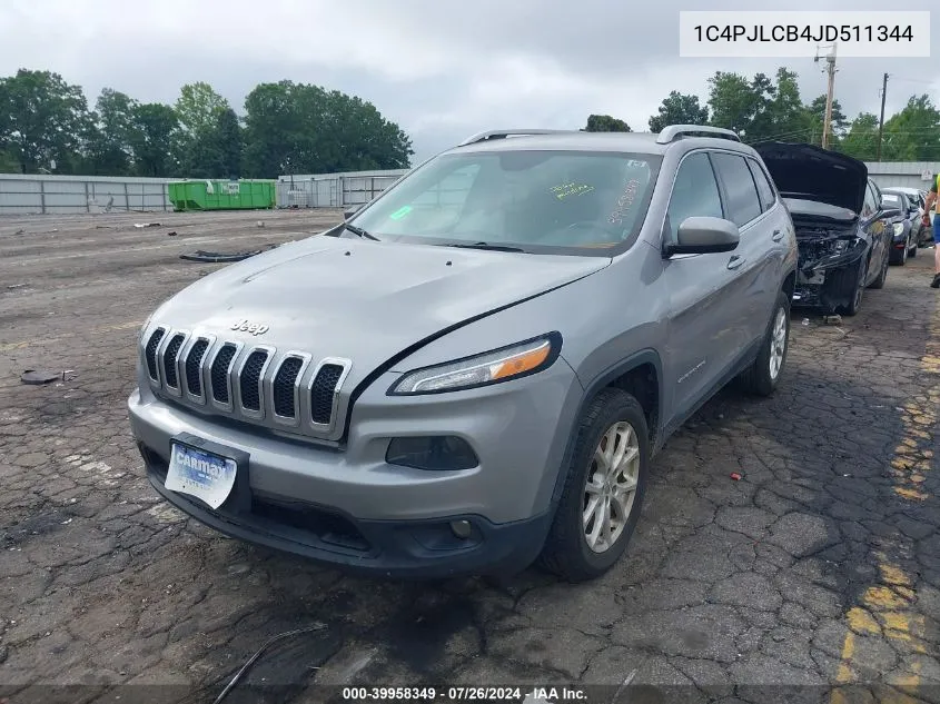 1C4PJLCB4JD511344 2018 Jeep Cherokee Latitude