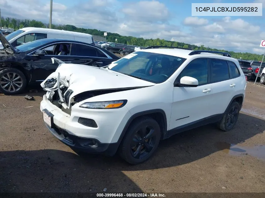 2018 Jeep Cherokee Latitude Fwd VIN: 1C4PJLCBXJD595282 Lot: 39996468