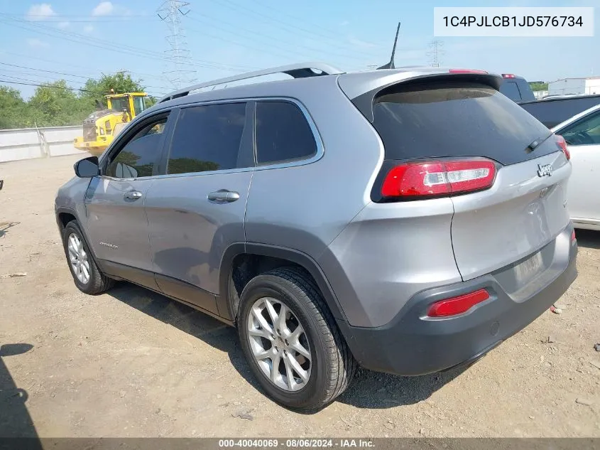 1C4PJLCB1JD576734 2018 Jeep Cherokee Latitude Fwd