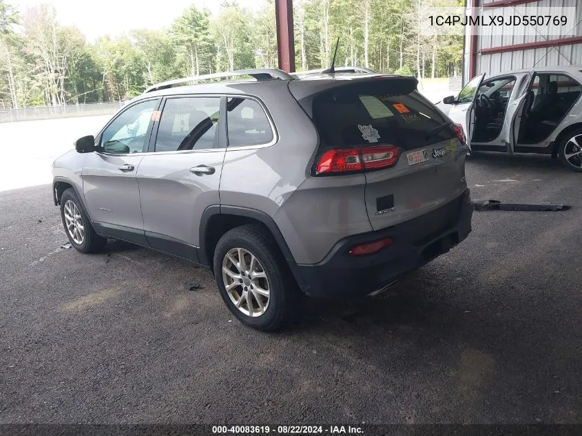 2018 Jeep Cherokee Latitude Plus 4X4 VIN: 1C4PJMLX9JD550769 Lot: 40083619