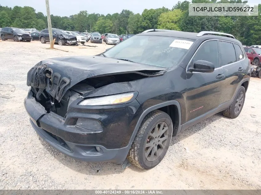 1C4PJLCB1JD596272 2018 Jeep Cherokee Latitude Fwd