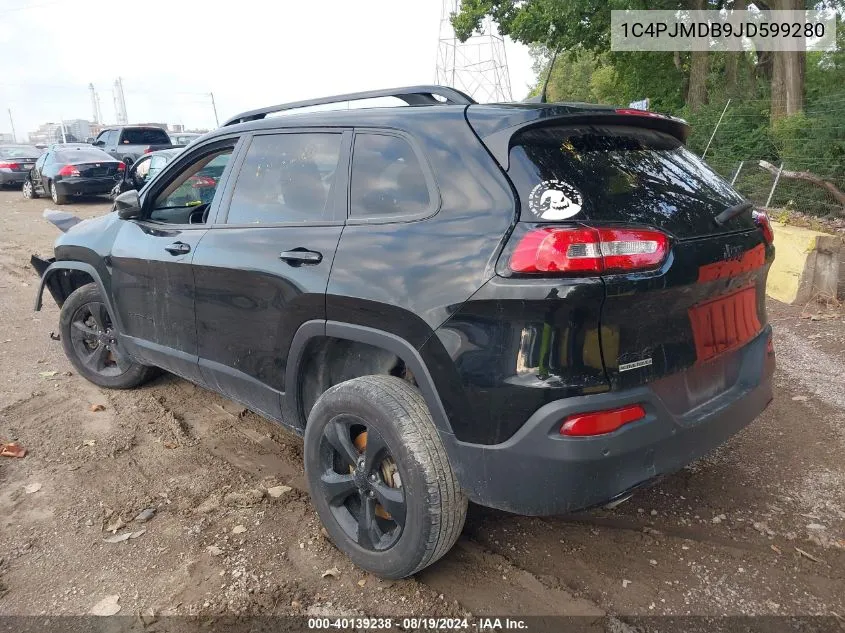 2018 Jeep Cherokee Limited 4X4 VIN: 1C4PJMDB9JD599280 Lot: 40139238