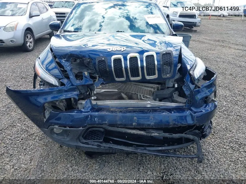 1C4PJLCB7JD611499 2018 Jeep Cherokee Latitude Fwd