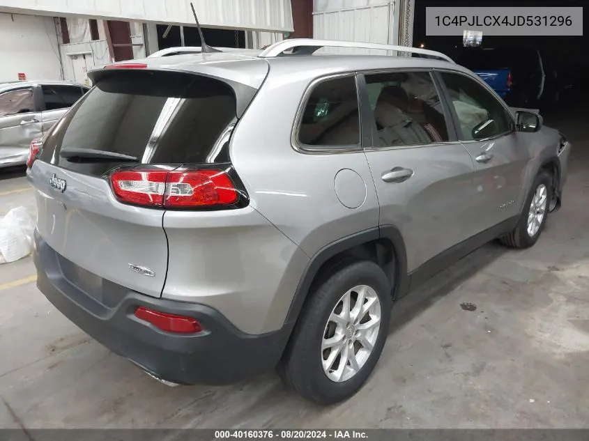 2018 Jeep Cherokee Latitude Fwd VIN: 1C4PJLCX4JD531296 Lot: 40160376